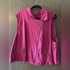 Torrid Cropped Zip Up Vest